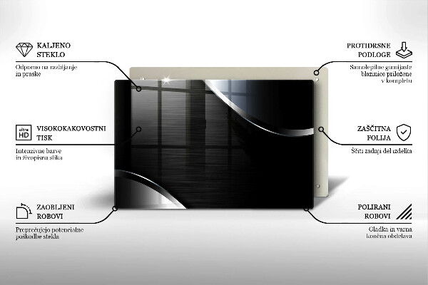 Induction hob cover Metal abstraction