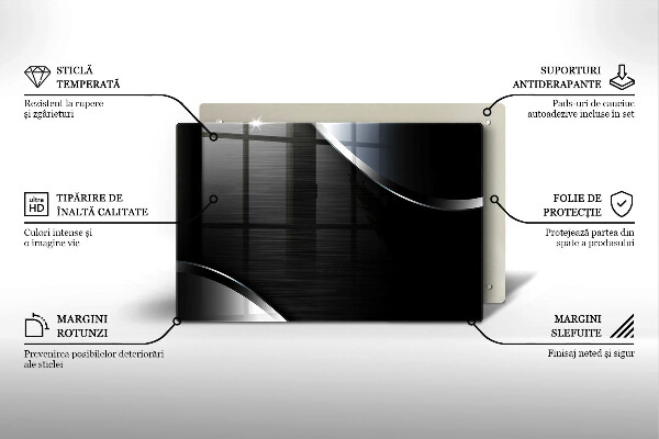 Induction hob cover Metal abstraction