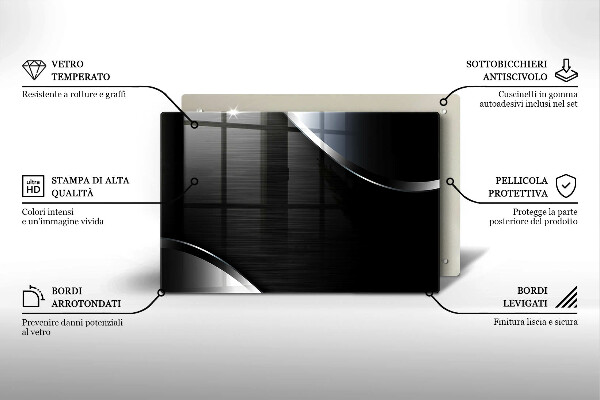 Induction hob cover Metal abstraction