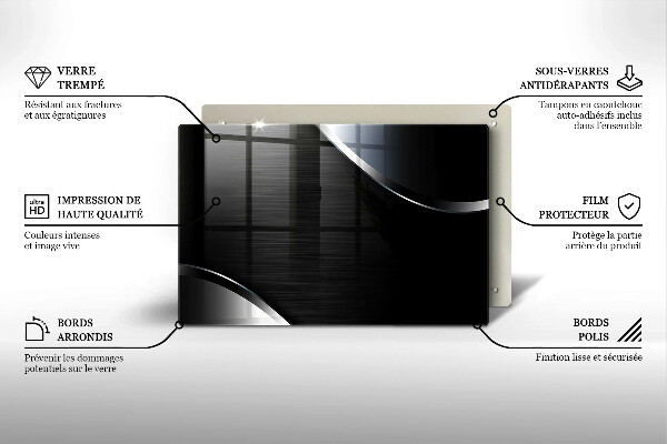 Induction hob cover Metal abstraction