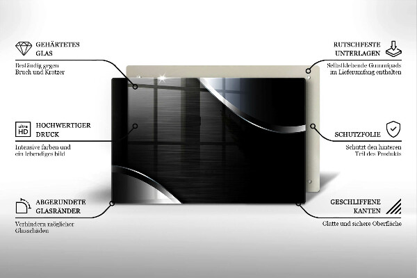 Induction hob cover Metal abstraction