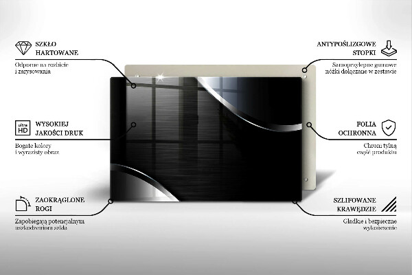 Induction hob cover Metal abstraction