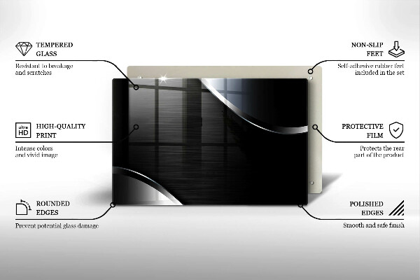 Induction hob cover Metal abstraction