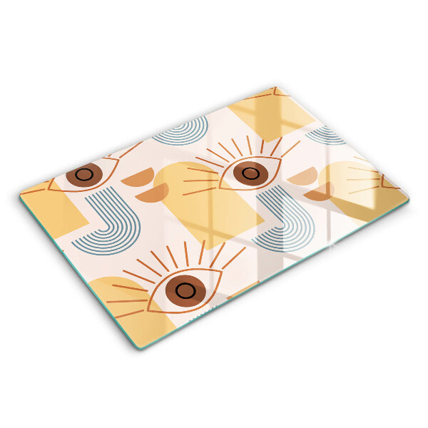 Worktop saver Boho pattern eyes