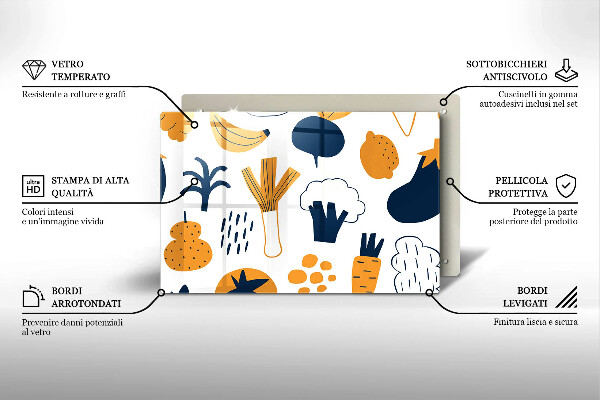 Worktop saver Food illustration