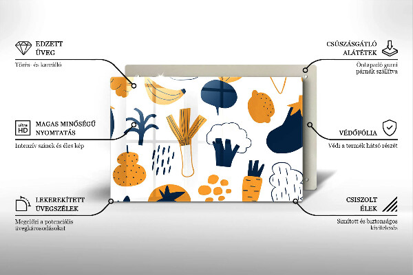 Worktop saver Food illustration