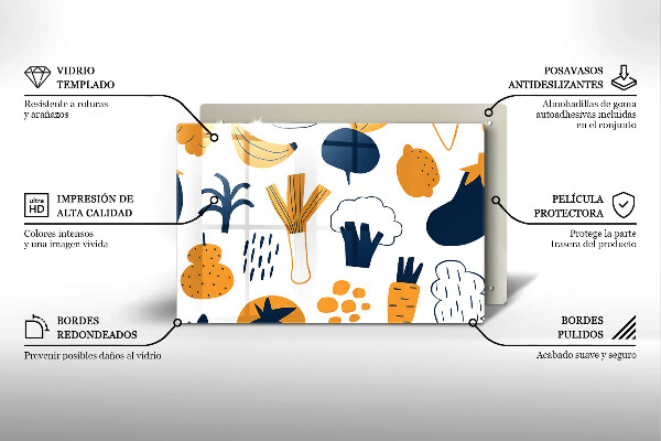 Worktop saver Food illustration