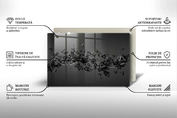 Worktop saver Abstraction 3D shapes