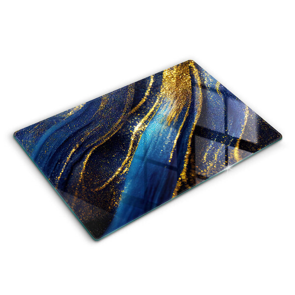 Worktop saver Navy blue abstraction