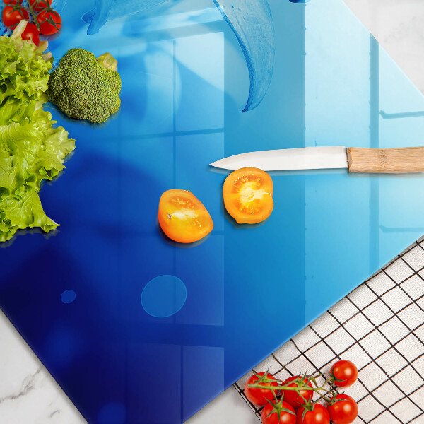 Worktop saver Blue flowers