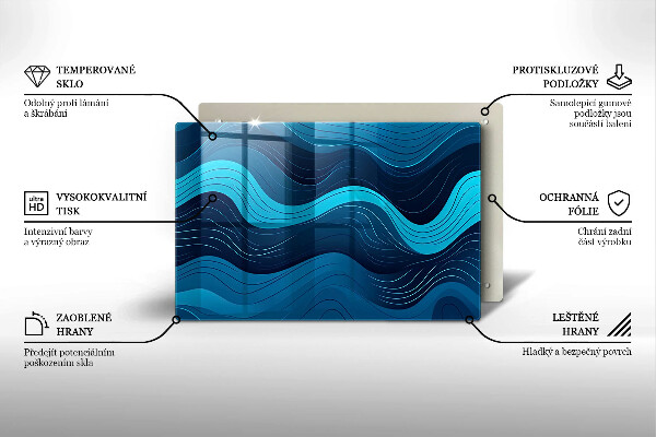 Worktop saver Abstract waves