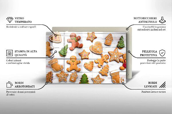 Worktop saver Christmas gingerbread