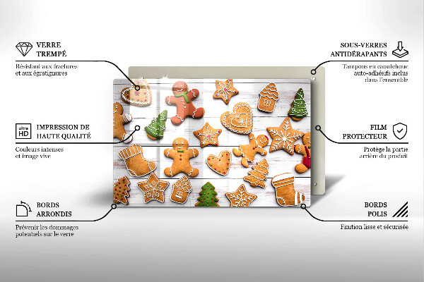 Worktop saver Christmas gingerbread
