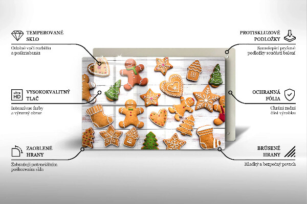 Worktop saver Christmas gingerbread