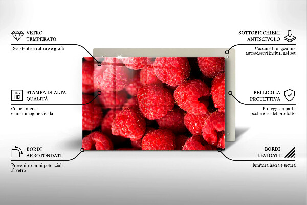 Worktop saver Raspberry fruit