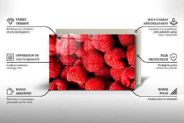 Worktop saver Raspberry fruit