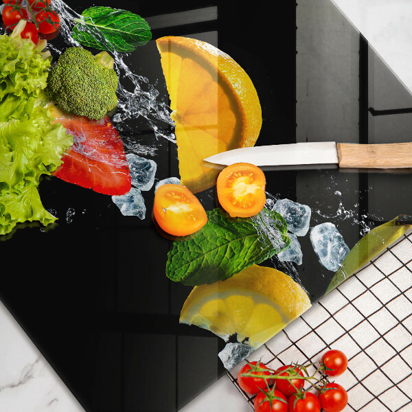 Work surface savers Fruits in water