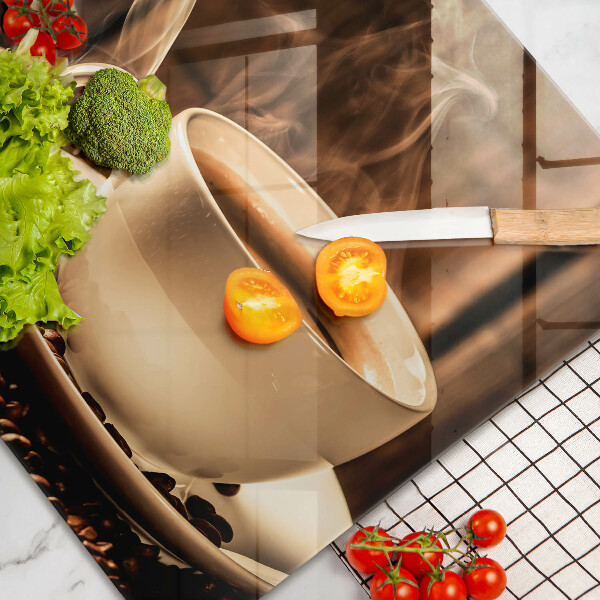 Work surface savers Cup and coffee beans