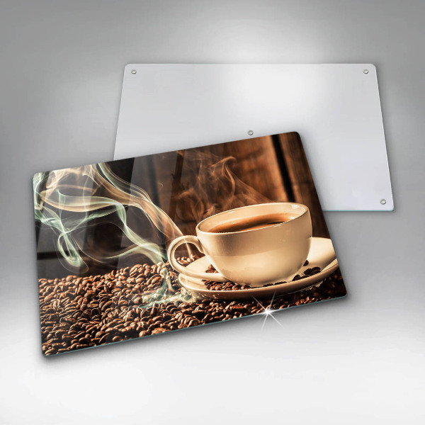 Work surface savers Cup and coffee beans