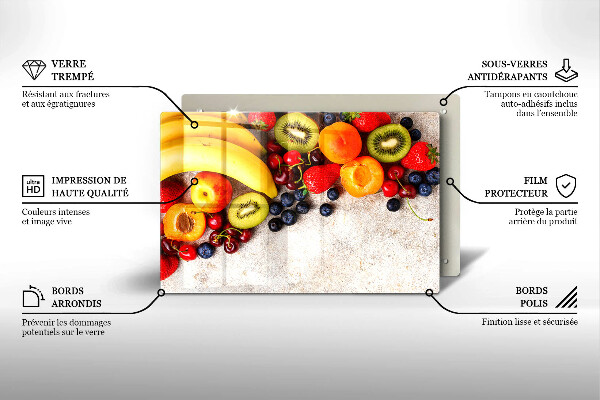 Work surface savers Holiday fruits