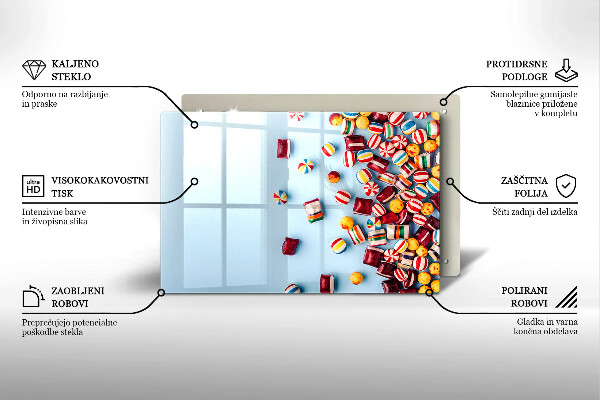 Work surface savers Colorful candies