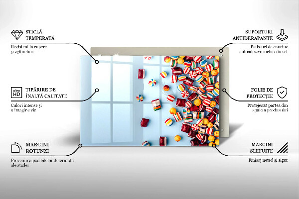 Work surface savers Colorful candies
