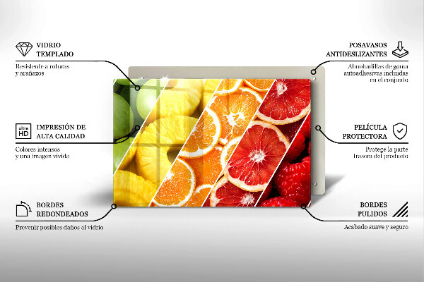 Worktop saver Colorful fruits