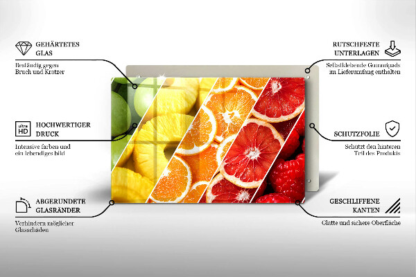 Worktop saver Colorful fruits