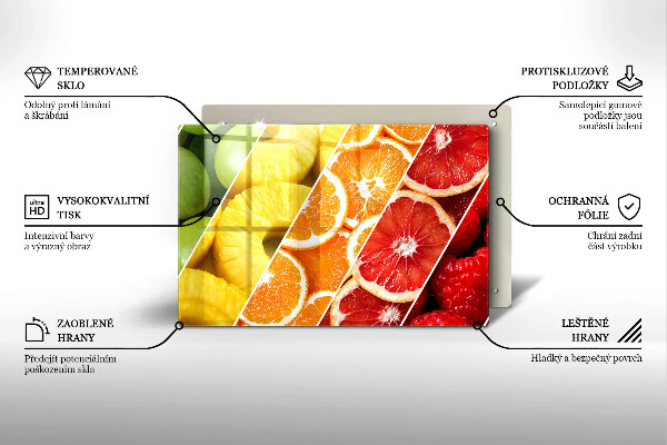 Worktop saver Colorful fruits