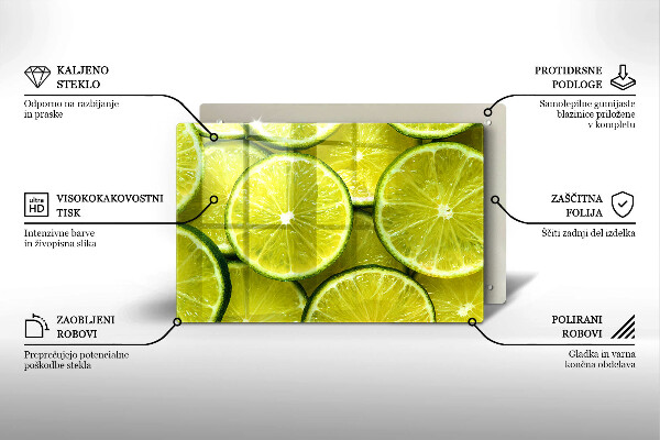 Worktop saver Lime slices