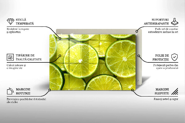 Worktop saver Lime slices