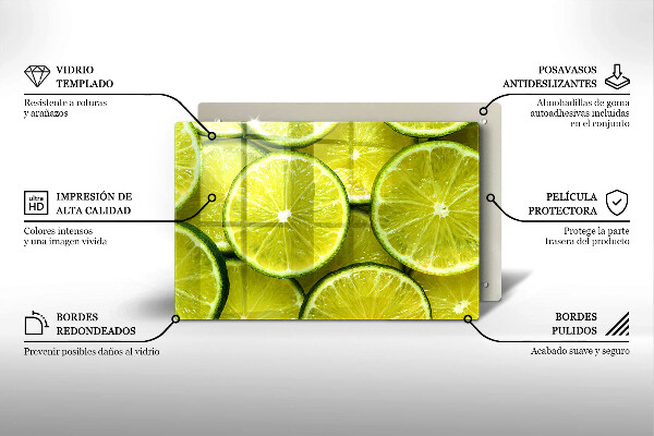 Worktop saver Lime slices