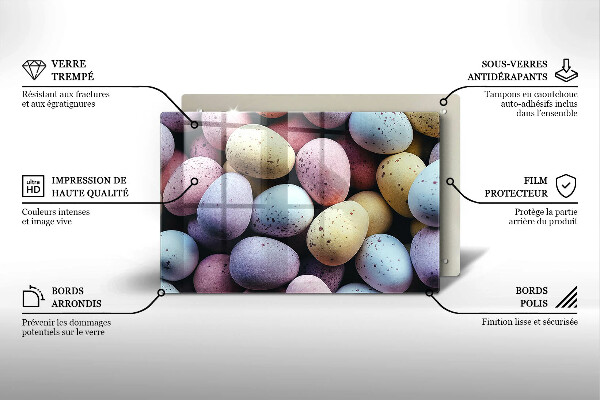 Worktop saver Easter eggs