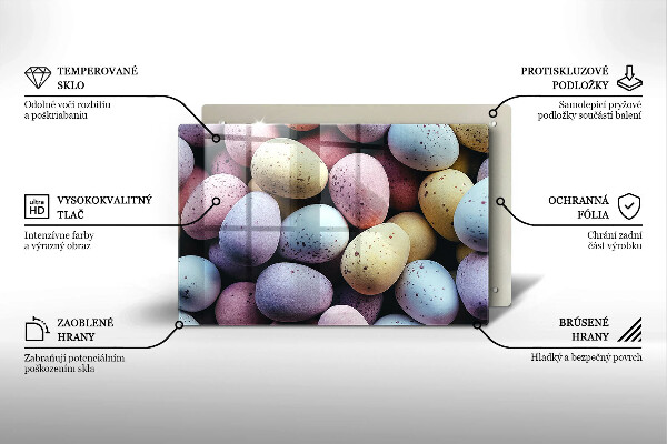 Worktop saver Easter eggs