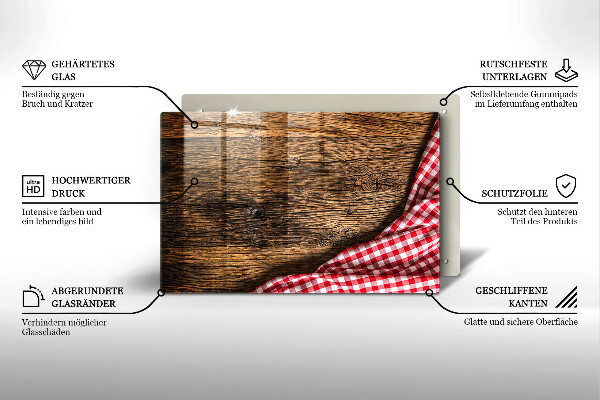 Worktop saver Wooden table