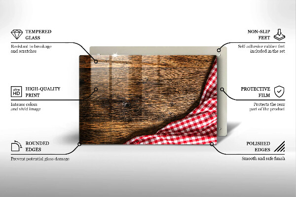 Worktop saver Wooden table