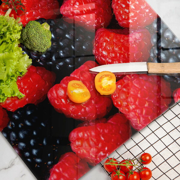 Work surface savers Raspberries and blackberries
