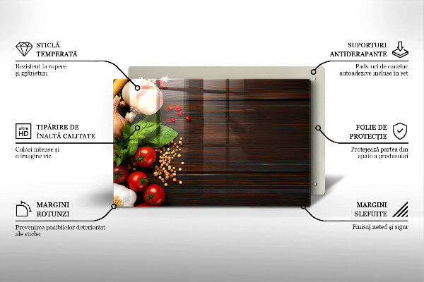 Work surface savers Vegetables on the table