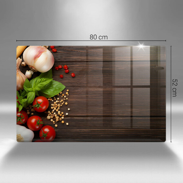 Work surface savers Vegetables on the table