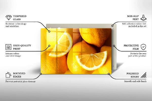 Work surface savers Juicy lemons