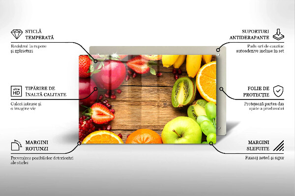 Work surface savers Fresh fruit