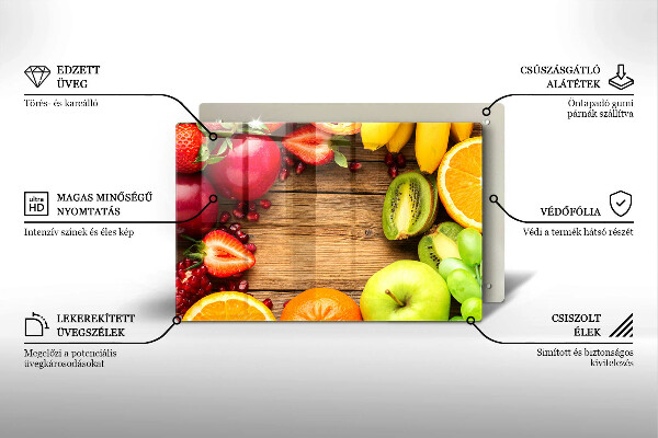 Work surface savers Fresh fruit