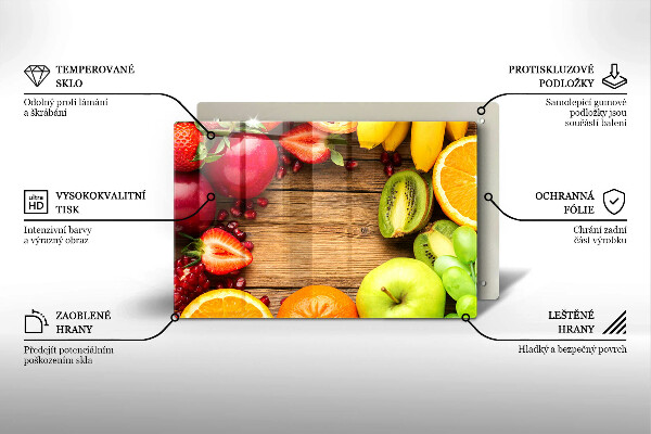 Work surface savers Fresh fruit