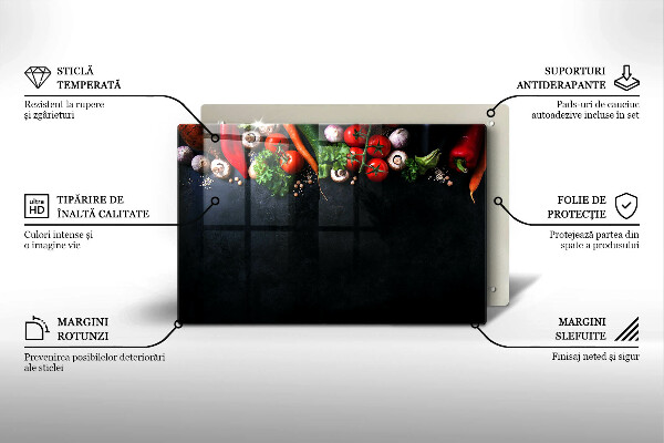 Work surface savers Colorful vegetables