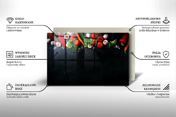 Work surface savers Colorful vegetables