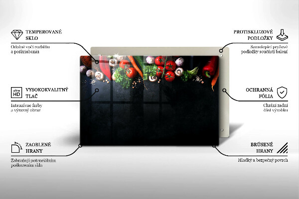 Work surface savers Colorful vegetables