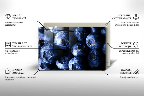 Work surface savers Berries close-up