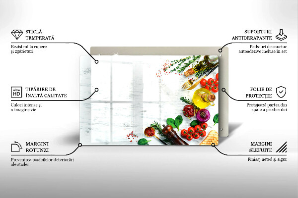 Work surface savers Vegetables and spices