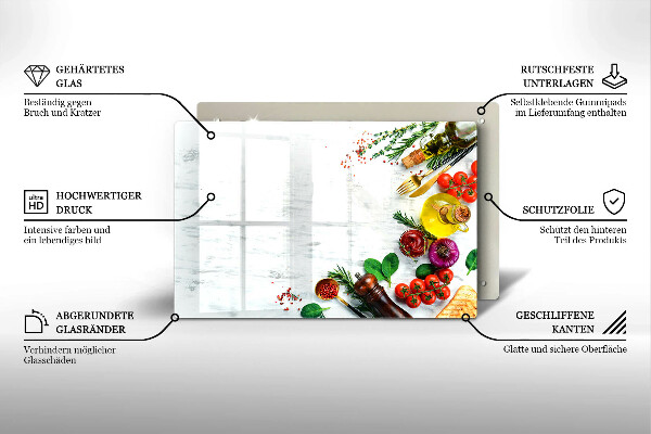 Work surface savers Vegetables and spices