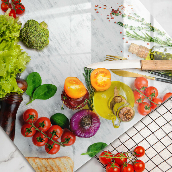 Work surface savers Vegetables and spices